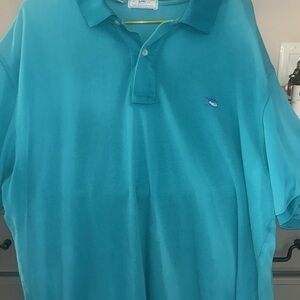Southern Tide size XL teal green men’s polo 97% cotton 3% elastane